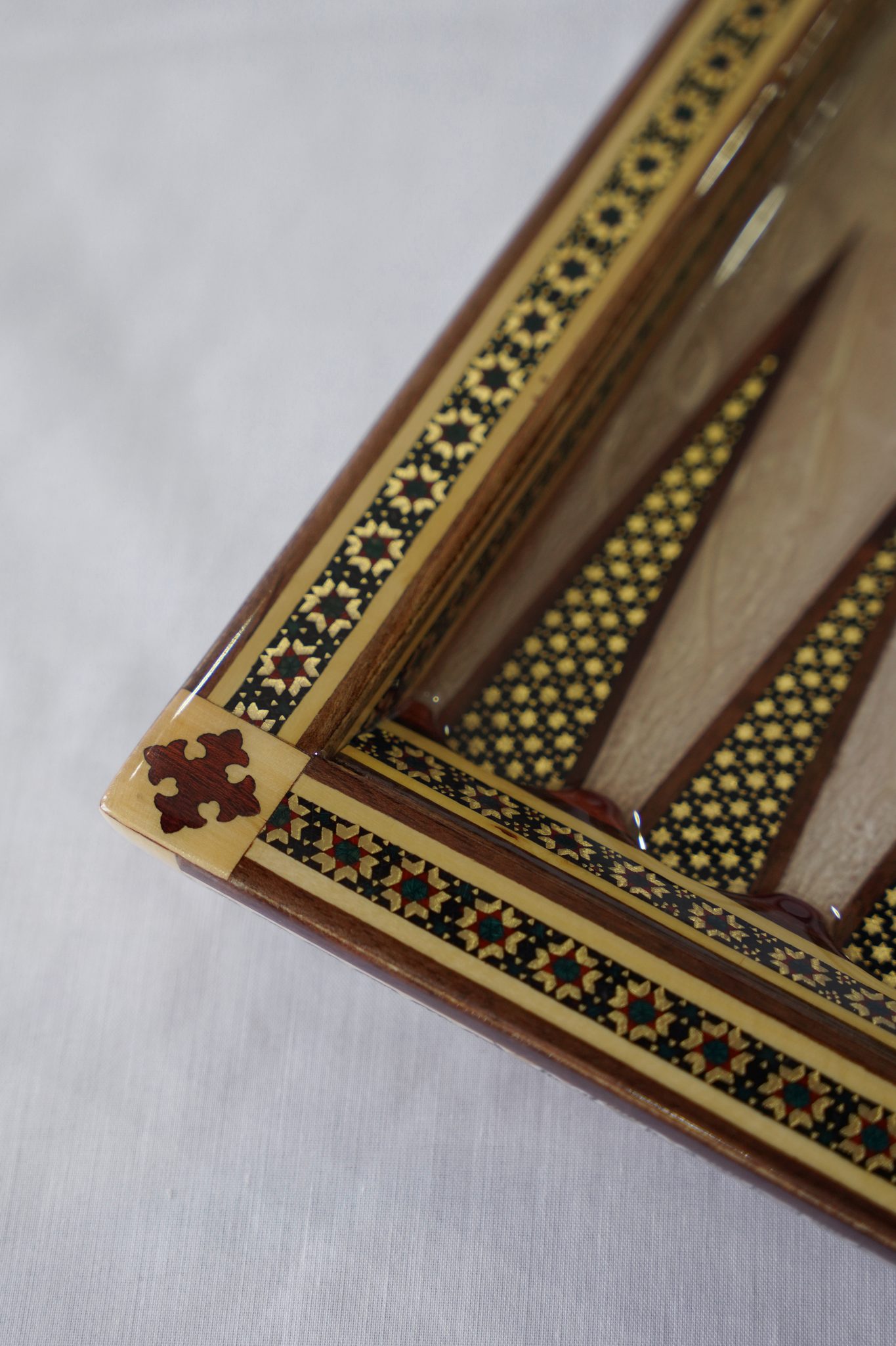 khatam chess & backgammon set – turquoise edition – luxury handcrafted art by pilardi
