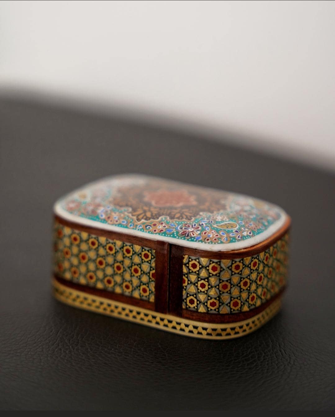 the laleh box – hand-painted jewelry box, small floral trinket box, gift for her/ gifts for him