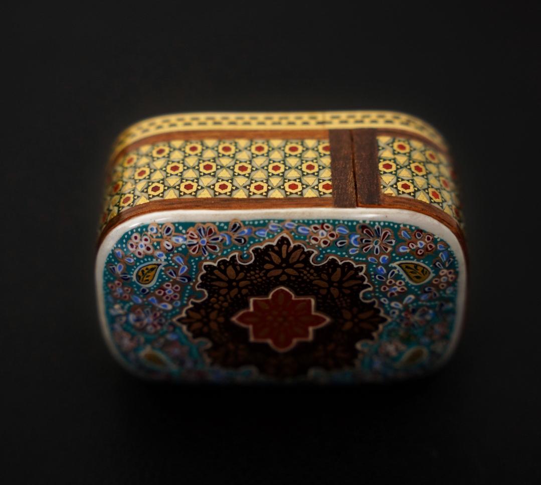 the laleh box – hand-painted jewelry box, small floral trinket box, gift for her/ gifts for him