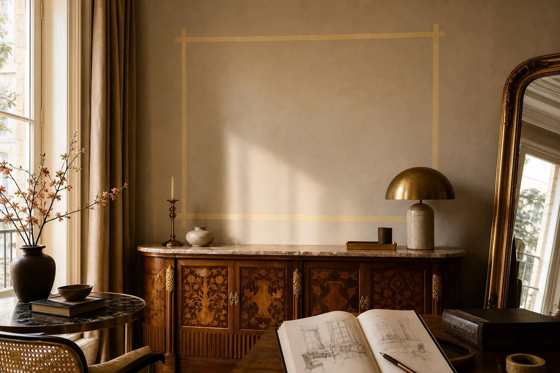How to Style a Large Decorative Wall Mirror - Pilardi