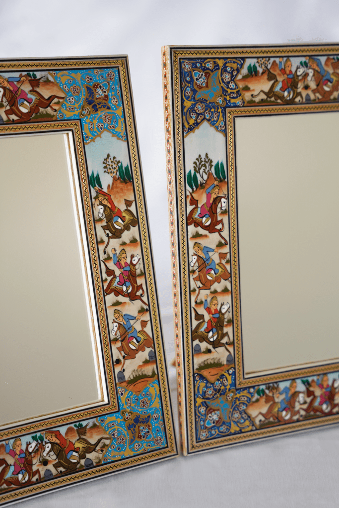 Hand-Painted Persian Mirrors