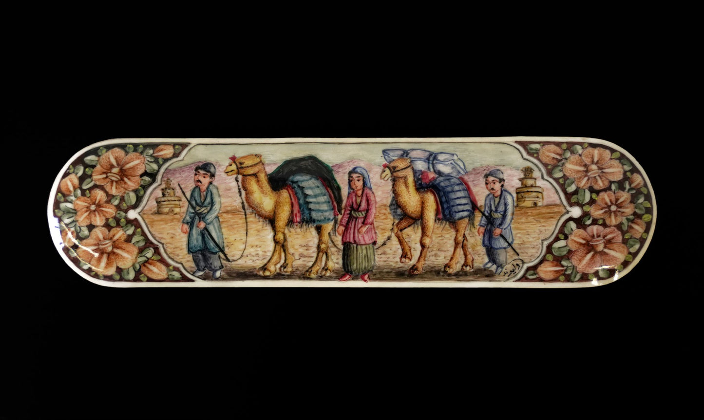 handmade khatam jewelry box – caravan journey – luxury handcrafted art by pilardi