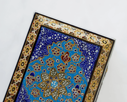 Sadaf – Hand - Painted Miniature Jewelry Box (14 × 10 × 4.5 cm) – Luxury Handcrafted Art by Pilardi