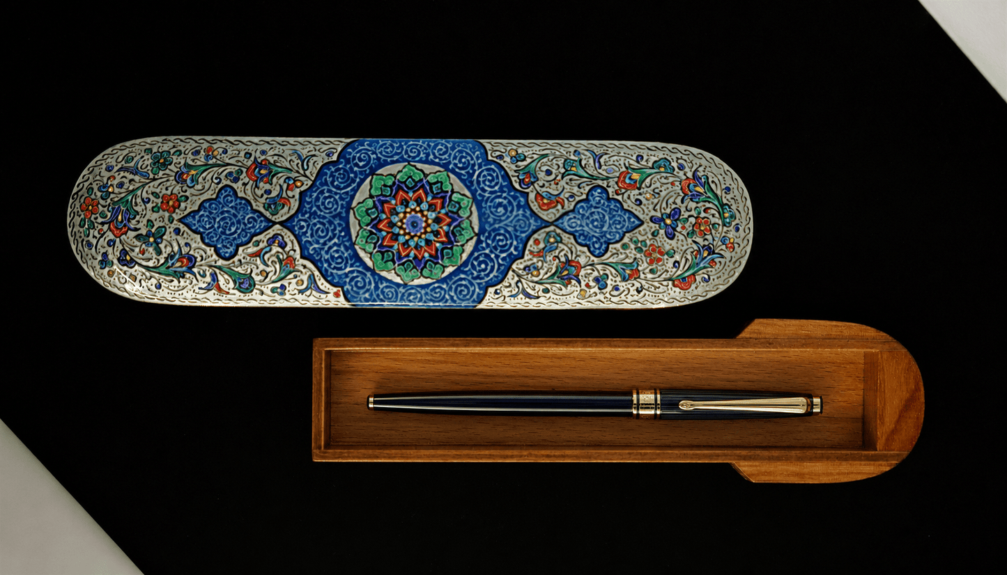 handmade wooden jewelry box – simin khatam design – luxury handcrafted art by pilardi