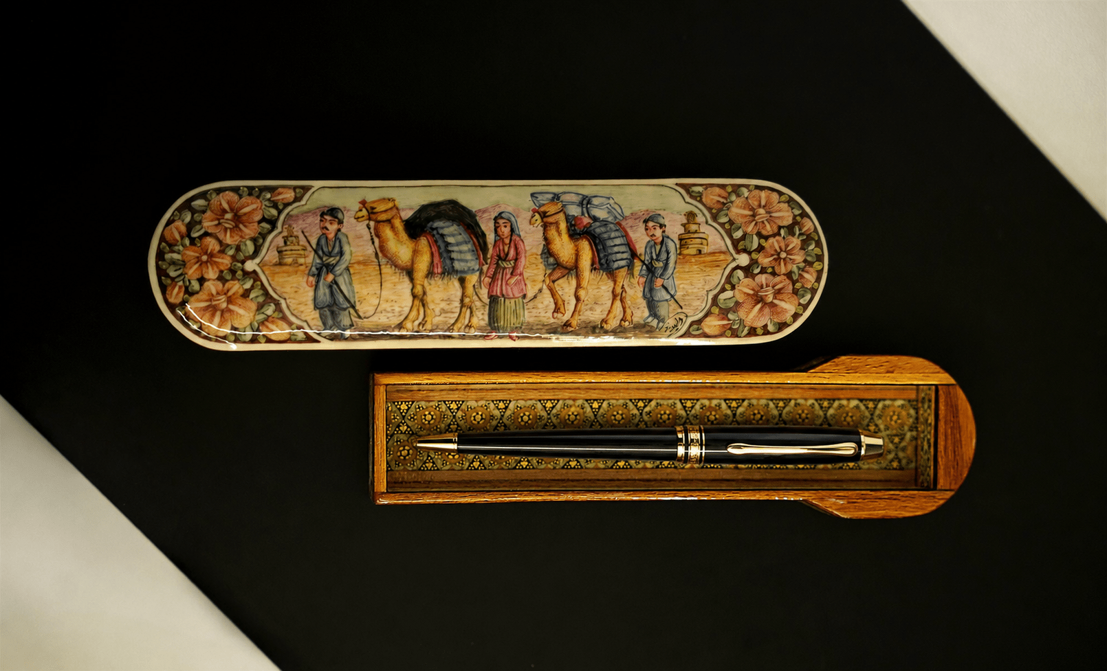 Handmade Khatam Jewelry Box – Caravan Journey – Luxury Handcrafted Art by Pilardi