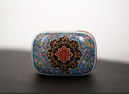 The Laleh Box – Hand-Painted Jewelry Box, Small Floral Trinket Box, Gift for Her/ Gifts for him