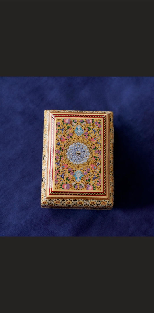 Small Bostan Box – Handmade Khatam Marquetry Jewelry or Keepsake Box
