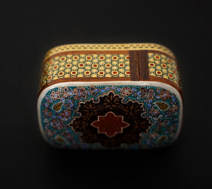 The Laleh Box – Hand-Painted Jewelry Box, Small Floral Trinket Box, Gift for Her/ Gifts for him