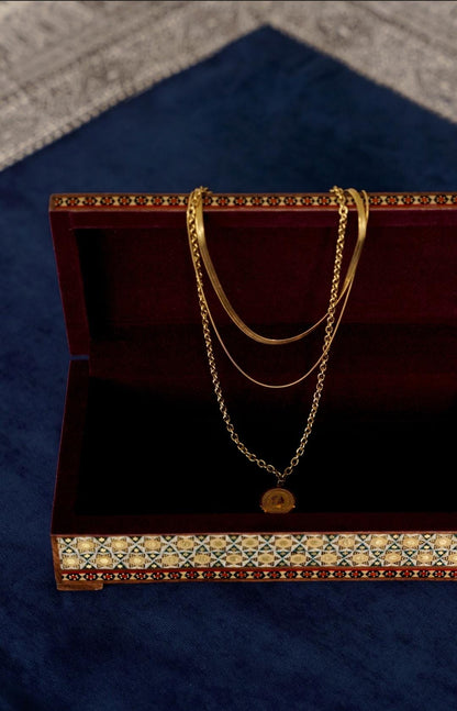 Large Bostan Box – Persian Marquetry Jewelry or Keepsake Box, Handmade Khatam Kari