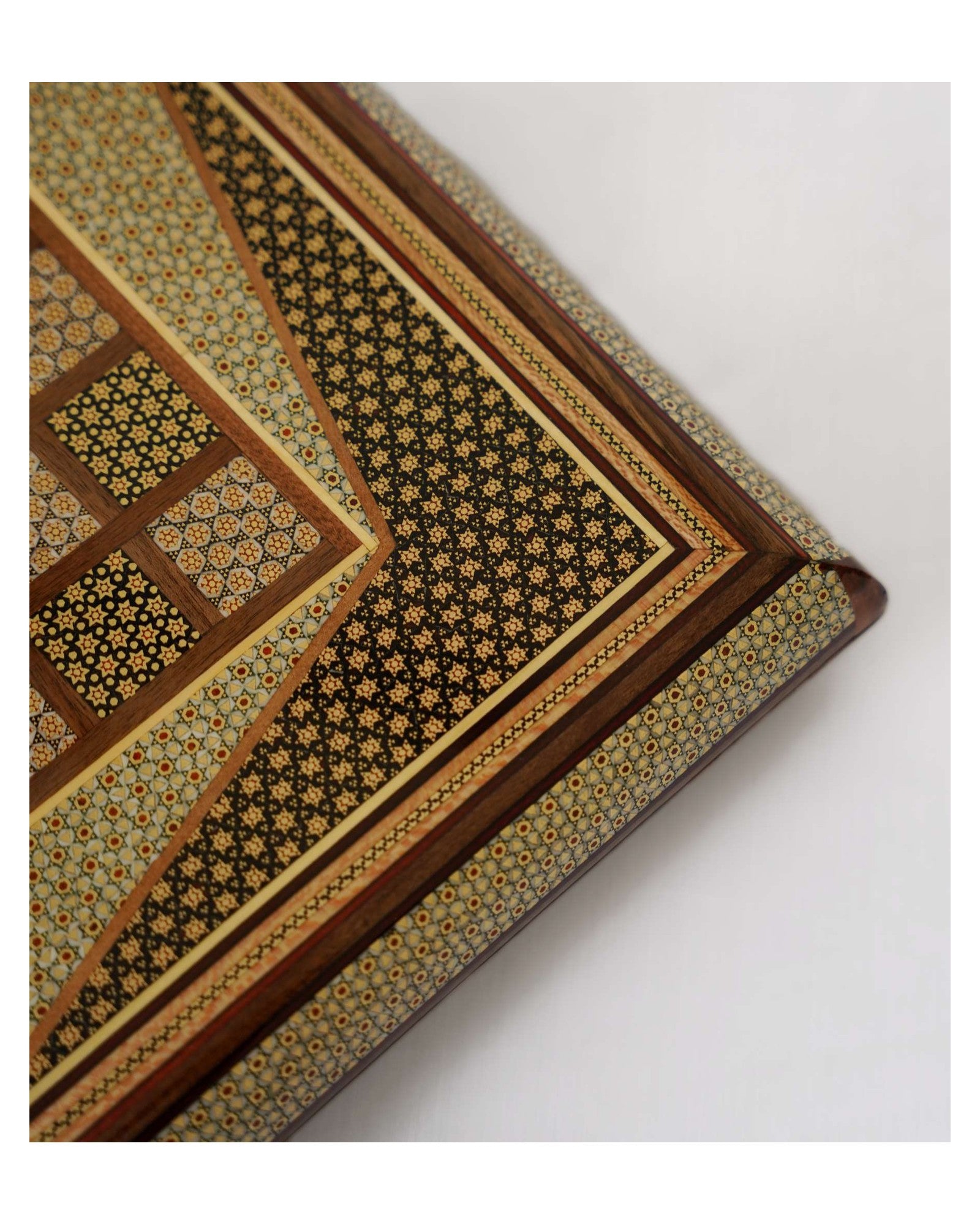 Khatam Chess & Backgammon Set – Golden Edition – Luxury Handcrafted Art by Pilardi
