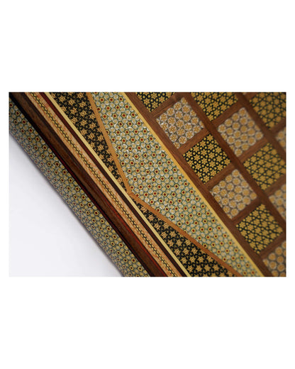 Khatam Chess & Backgammon Set – Golden Edition – Luxury Handcrafted Art by Pilardi