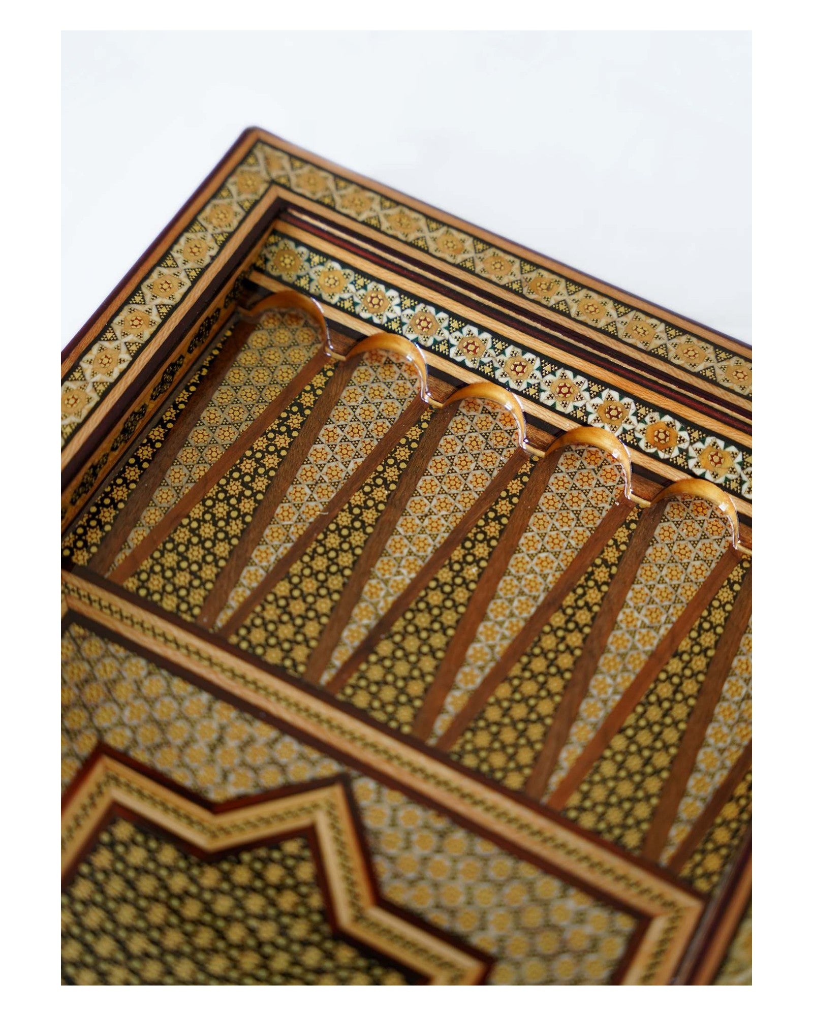 Khatam Chess & Backgammon Set – Golden Edition – Luxury Handcrafted Art by Pilardi